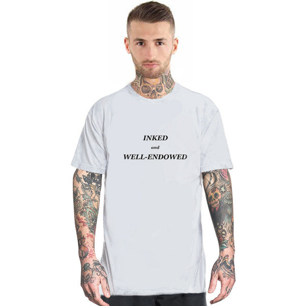 Inked and Well Endowed Men's Short Sleeve T-shirt