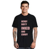 Nerdy Dirty Inked and Curvy Unisex Short Sleeve T-shirt