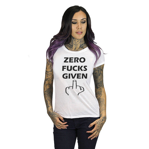 Zero F**ks Given Unisex T-shirt