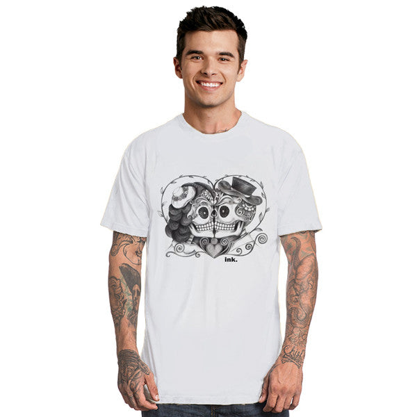 Love Ink Skull Unisex Short Sleeve T-shirt