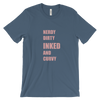 Nerdy Dirty Inked and Curvy Unisex Short Sleeve T-shirt