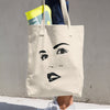 Ink Cheek Cotton Tote Bag