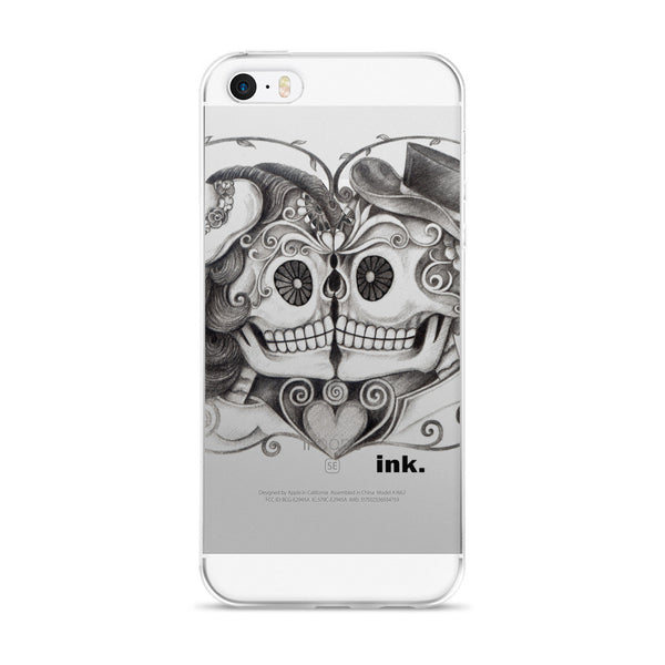 Love Ink Skulls iPhone 5/5s/Se, 6/6s, 6/6s Plus Case