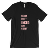 Nerdy Dirty Inked and Curvy Unisex Short Sleeve T-shirt