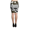 Women's Skull Pencil Skirt