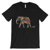 Colorful Elephant Ink Unisex Short Sleeve T-shirt