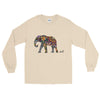 Colorful Ink Elephant Long Sleeve T-Shirt