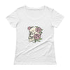 Skull of Roses Ladies' Scoopneck T-Shirt