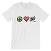 Peace Love Ink Unisex Short Sleeve T-shirt