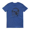 Skull Headphones Ink Men Short Sleeve T-shirt