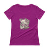 Skull of Roses Ladies' Scoopneck T-Shirt