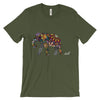 Colorful Elephant Ink Unisex Short Sleeve T-shirt