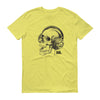 Skull Headphones Ink Men Short Sleeve T-shirt