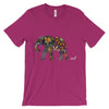 Colorful Elephant Ink Unisex Short Sleeve T-shirt