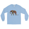 Colorful Ink Elephant Long Sleeve T-Shirt