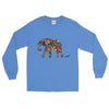 Colorful Ink Elephant Long Sleeve T-Shirt