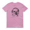 Skull Headphones Ink Men Short Sleeve T-shirt