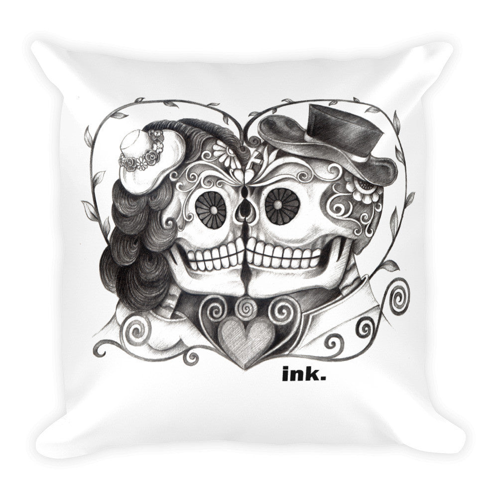 Love Ink Square Pillow