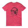 Skull Headphones Ink Men Short Sleeve T-shirt