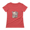 Skull of Roses Ladies' Scoopneck T-Shirt