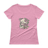 Skull of Roses Ladies' Scoopneck T-Shirt