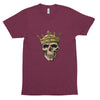 Mens Skull King Short Sleeve Soft T-shirt