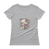 Skull of Roses Ladies' Scoopneck T-Shirt