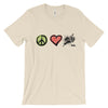 Peace Love Ink Unisex Short Sleeve T-shirt