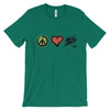 Peace Love Ink Unisex Short Sleeve T-shirt