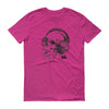 Skull Headphones Ink Men Short Sleeve T-shirt