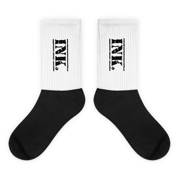 Ink. Black Foot Socks