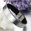 Men's Stainless Steel Pu Leather Bracelet