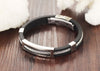 Men's Stainless Steel Silicone Bracelet