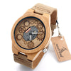 Men's Mechanical Bamboo Wood Watch