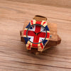 Union Jack Style Men's Bamboo Wood Watch