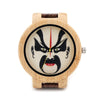 Men's Casual Bamboo Wood Quartz Watch